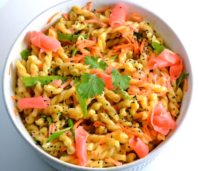 Pasta Salad With Wasabi Mayo And Pickled Ginger. Enter Hellmann’s